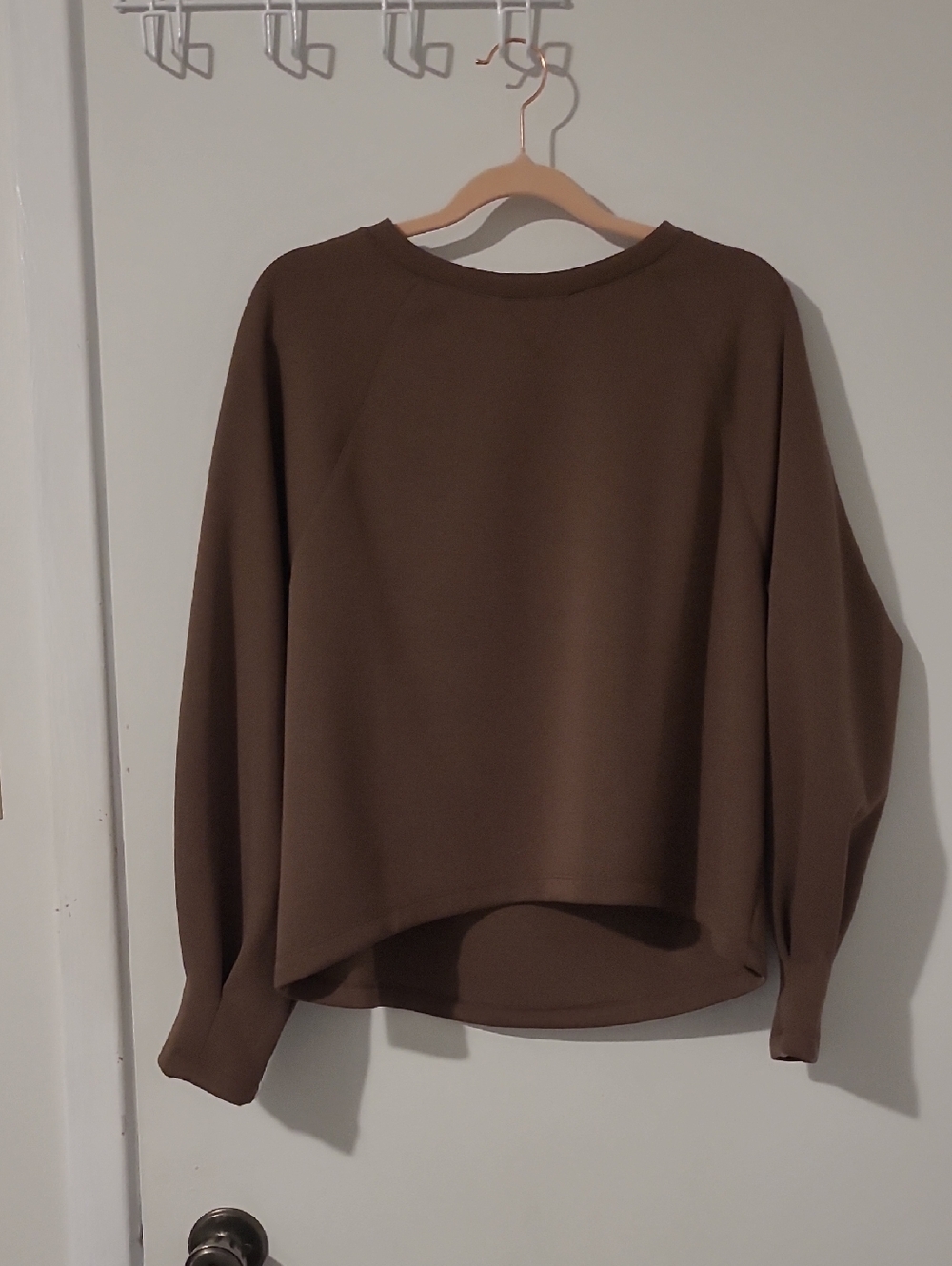 RW&CO. Relaxed Brown/Mauve Crewneck Pullover